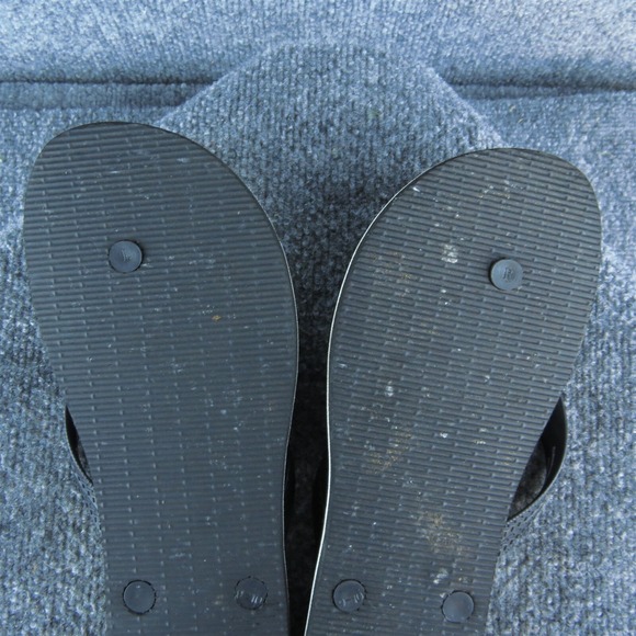 Goodfellow Men Flip Flop Sandals Size 9-10 Medium Black Synthetic Slip On - Picture 8 of 8